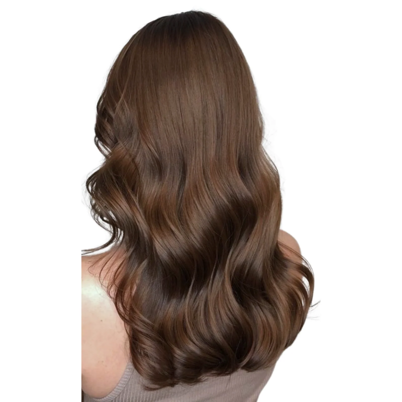 [Pre Order] Natural Brown Invisible Fill In Clip in Human Hair Extens…